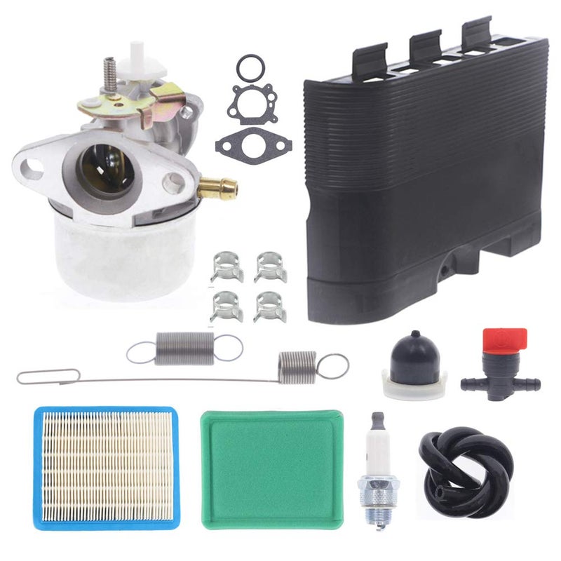ANTO 692298 Air Cleaner Cover Kit & 499059 Carburetor for 497586 799869 792253 Lawnmower Pressure Washer 4hp - 7hp 121000 12200 12300 Series Engines - Image 1